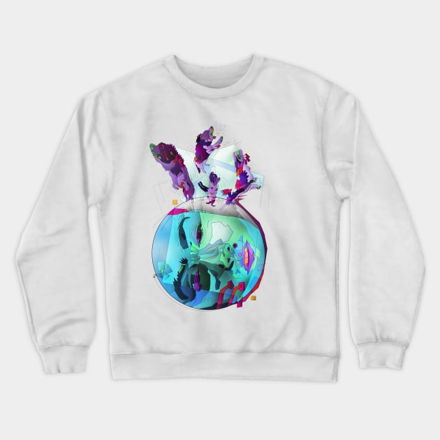 Cosmo No 1. Best flight Crewneck Sweatshirt by typohole